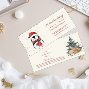 Karácsonyi ajándékutalvány - Pingvin