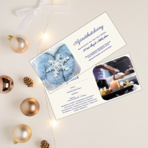 Karácsonyi ajándékutalvány - Hópehely