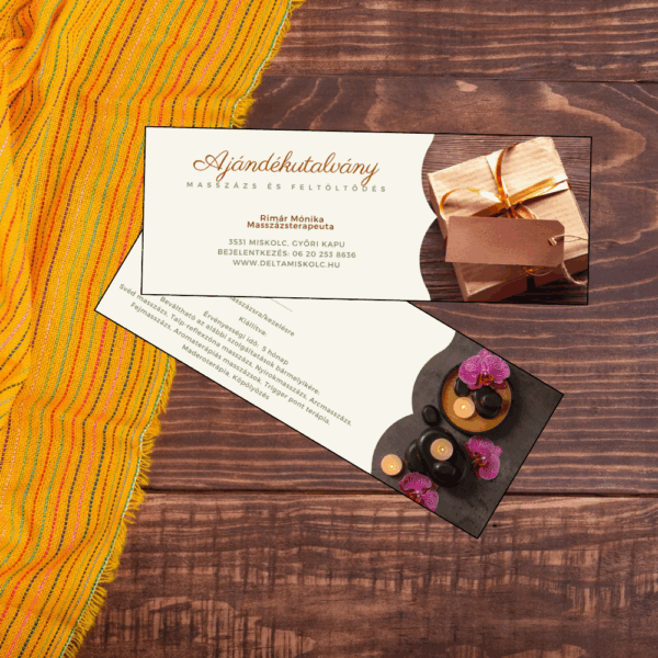 Ajándékutalvány - Standard - alkalmak és bérletek